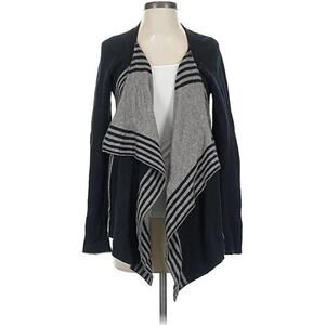 Cynthia Vincent Striped Cardigan Sweater - Size Small